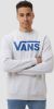 VANS sweater Drop V Crew B met logo wit/blauw online kopen