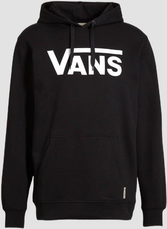 VANS hoodie Drop V PO B met logo zwart/wit