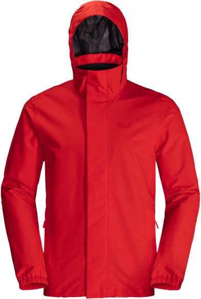 Jack Wolfskin Stormy Point 2L Jacket Regenjas, rood