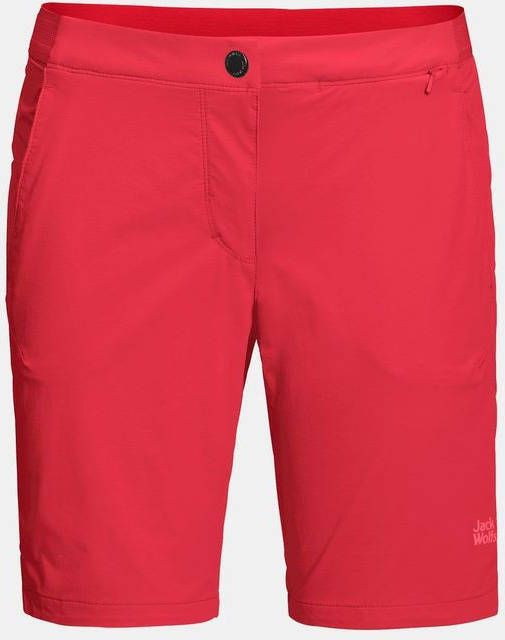 Jack Wolfskin Hilltop Trail Short Dames Lichtrood
