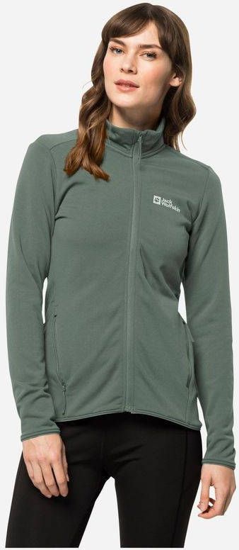 Jack Wolfskin Pack & Go Fleecevest Dames Groen