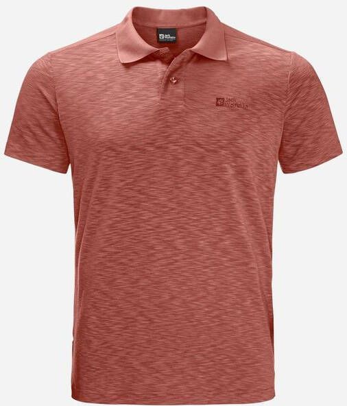 Jack Wolfskin Travel Polo M Rood