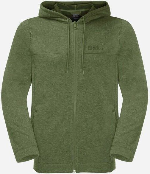 Jack Wolfskin Waldsee Hooded Jkt M Groen