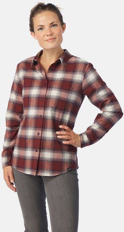 Jack Wolfskin Wanderweg LS Top Dames Rood