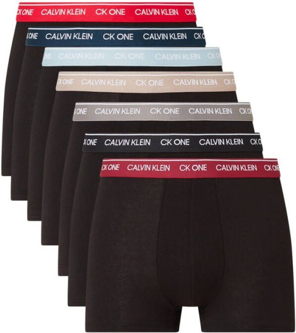 Calvin Klein Boxershorts 7pack b tft/bl/fd gy/rd cr/cl nv/pl bl/ex(000nb2860a 6m2 )