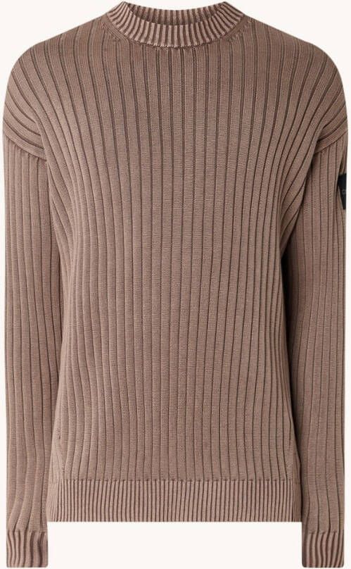 Calvin Klein Fijngebreide sweater met ronde hals