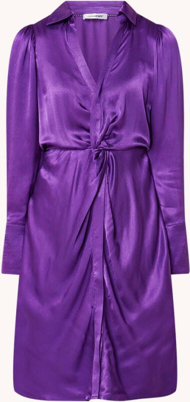 Co'Couture Harvey midi tuniekjurk van satijn met plooidetail