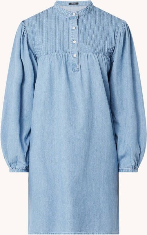 Denham Chelsea midi tuniekjurk van chambray