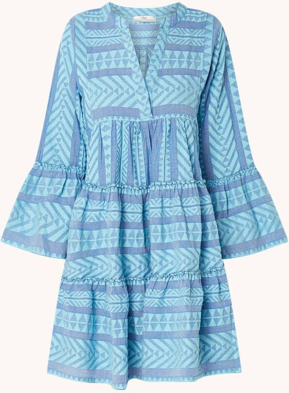 Devotion Ella gelaagde mini strandjurk met streepprint