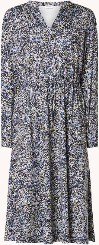 Gerry Weber Midi tuniekjurk met print en strikceintuur