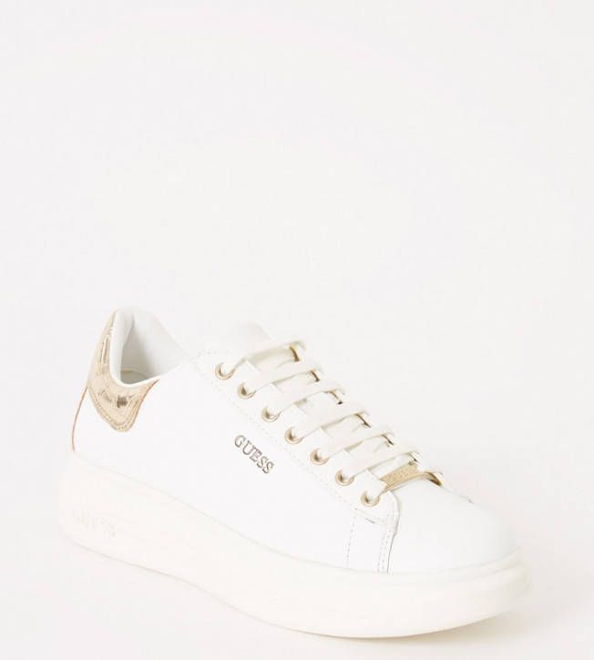 Guess Witte Lage Sneakers Vibo Dames