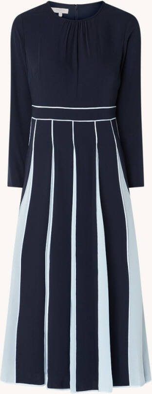 Hobbs Cecilia midi jurk met plooien