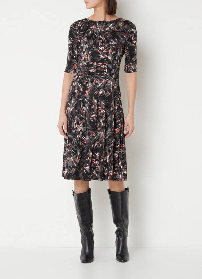 Hobbs Nala midi jurk met print