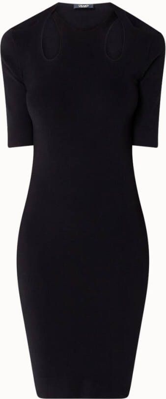 Liu Jo Fijngebreide mini jurk met cut out detail