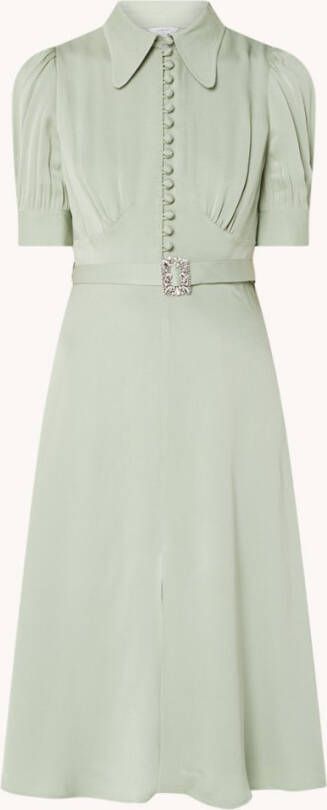 L.K.Bennett L K Bennett Amor midi blousejurk met ceintuur