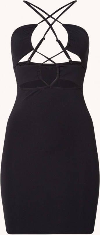 Maaji Simone mini strandjurk met cut out detail en ribstructuur