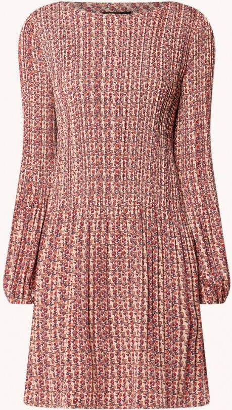 Maje Rockinette mini jurk met bloemenprint en boothals