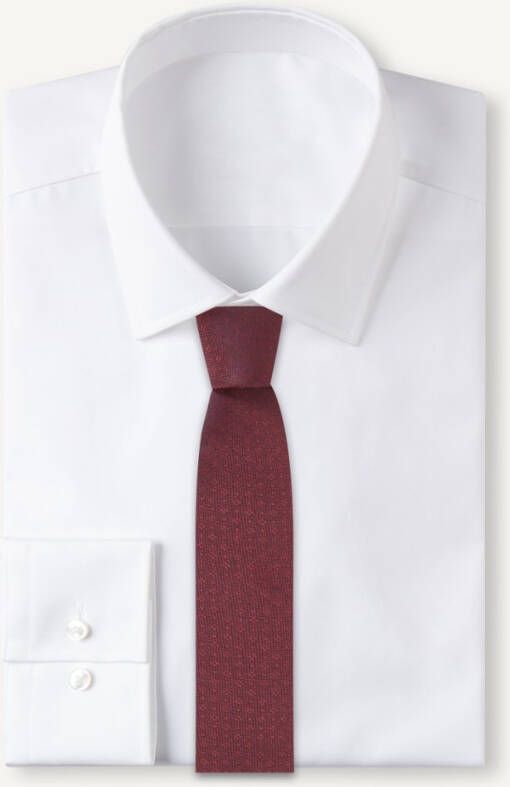 mango man Kreukvaste jacquard stropdas