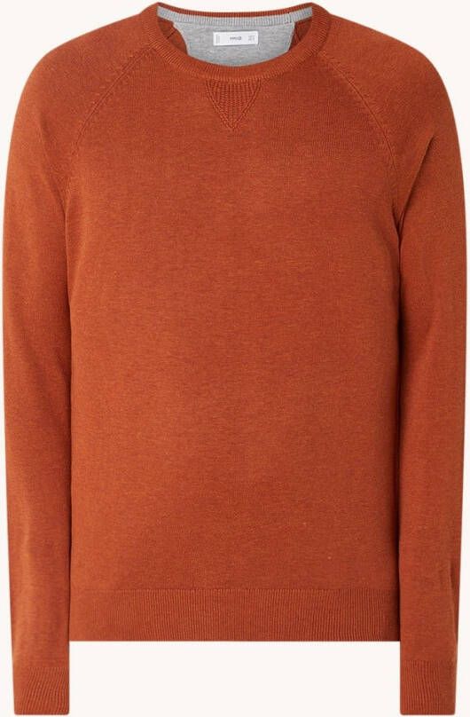 Mango Ten fijngebreide pullover met stretch