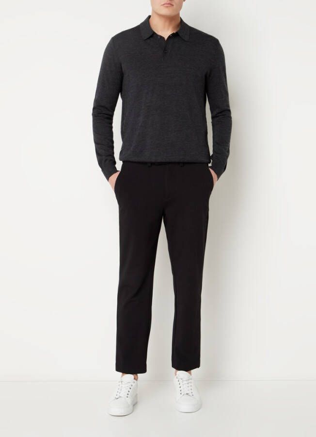 Mango Willys fijngebreide polo van wol