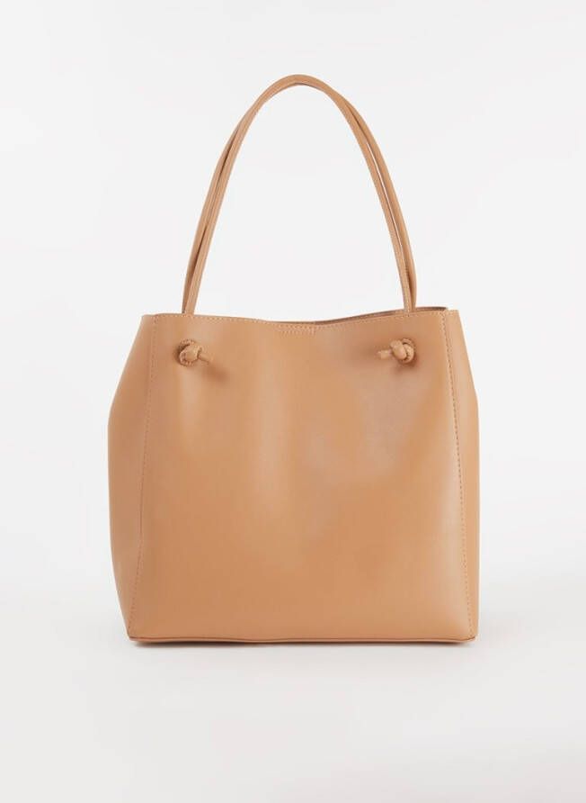 Mango Nus shopper met geknoopt detail