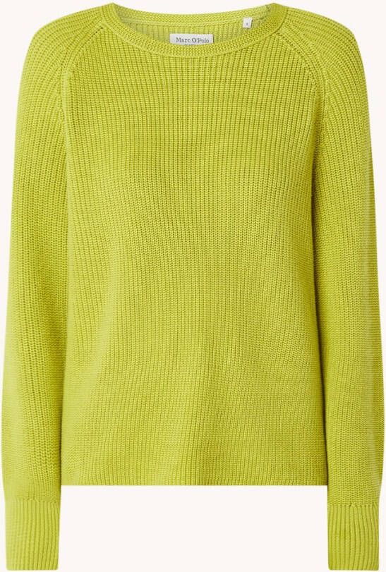 Marc O'Polo Truien met ronde hals , Groen, Dames