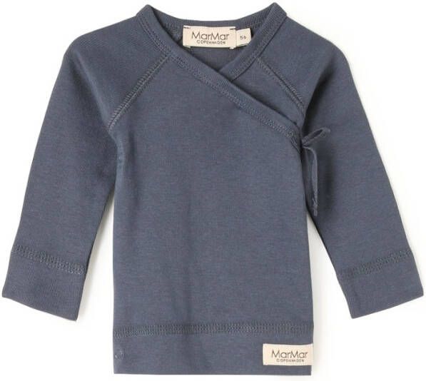 MarMar Copenhagen Babykleding Tut Wrap Long Sleeve Modal New Born Donkerblauw