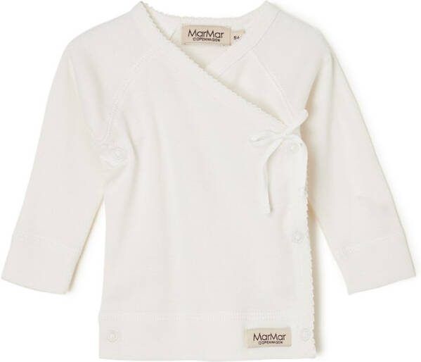 MarMar Copenhagen Tops Tut Wrap Long Sleeve Modal New Born Wit