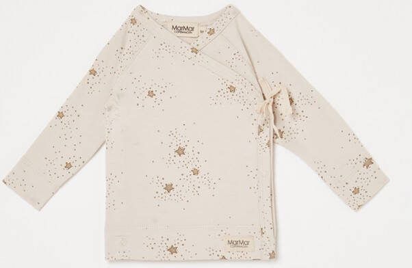 MarMar COPENHAGEN Tut longsleeve met overslag en print