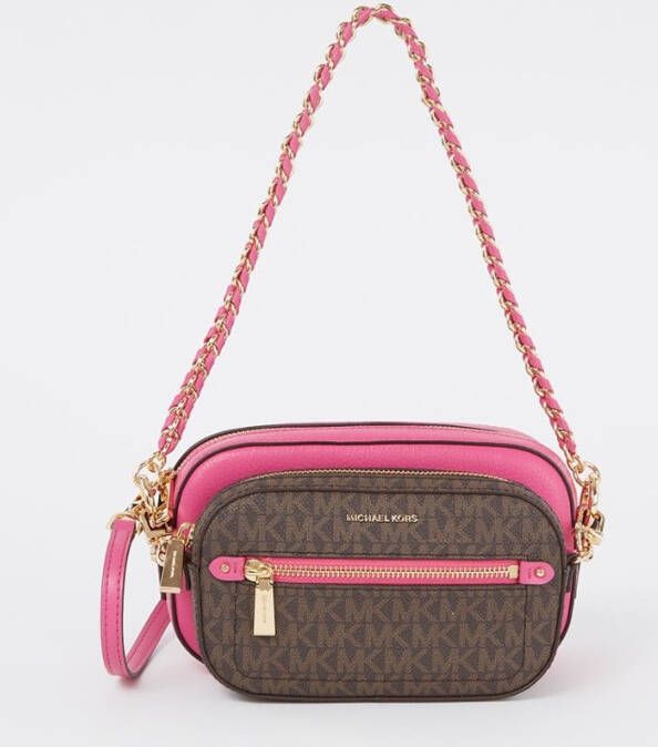 Michael Kors Crossbodytas van leer met afneembaar etui