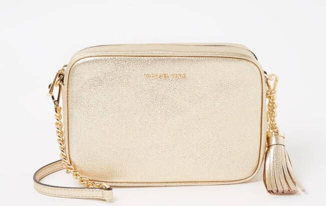 Michael Kors Ginny Camera Bag crossbody tas pale gold