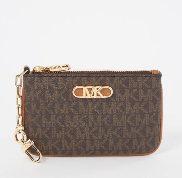 Michael Kors Parker sleuteletui brown/acorn