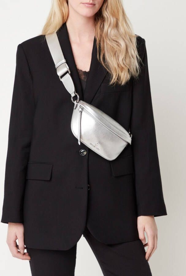 Michael Kors Slater XS schoudertas van leer