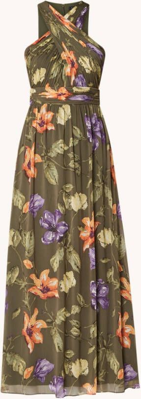 Ralph Lauren Maxi halterjurk met bloemenprint
