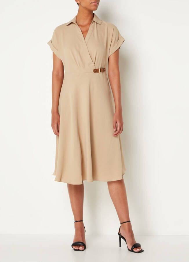 Ralph Lauren Midi jurk met V hals