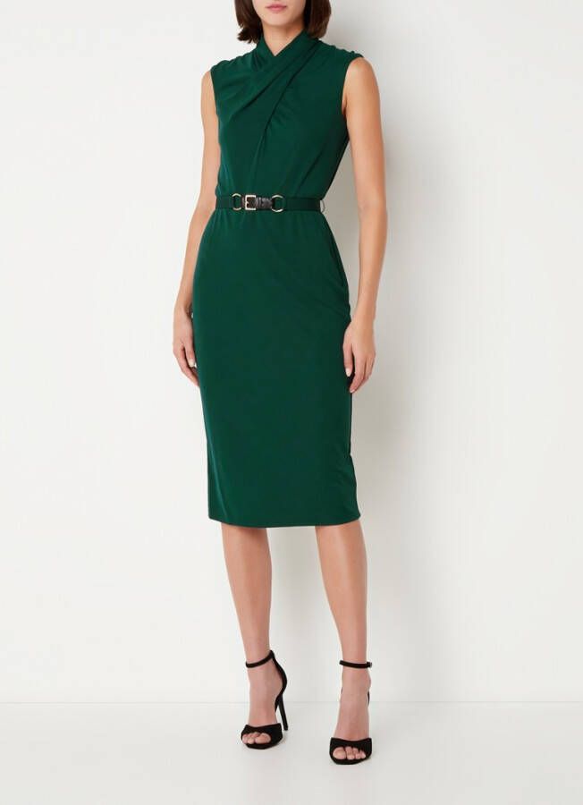 Ralph Lauren Midi kokerjurk met ceintuur