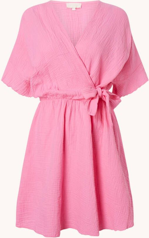 Sam Friday Mini strandjurk met structuur en strikceintuur