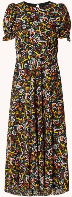 Ted Baker Dabney midi jurk met bloemenprint en steekzakken