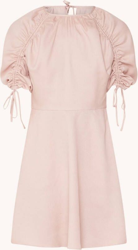 Ted Baker Dionnee mini tuniekjurk van crê, pe met pofmouw