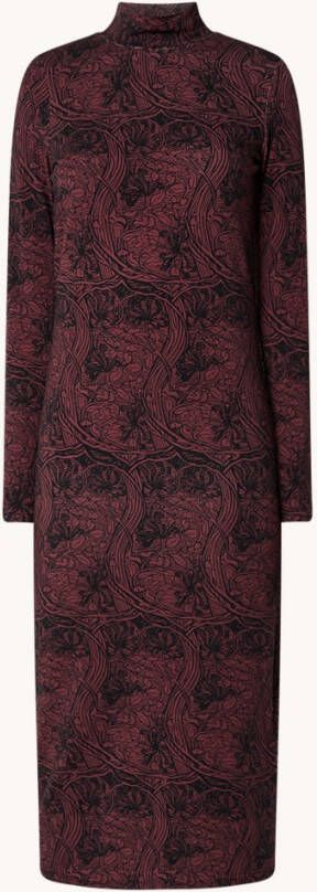 Ted Baker Elonar midi jurk met col en print
