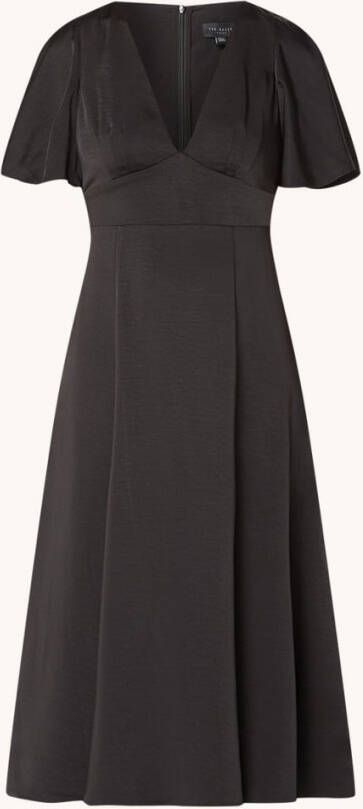 Ted Baker Immie midi jurk van satijn met volant