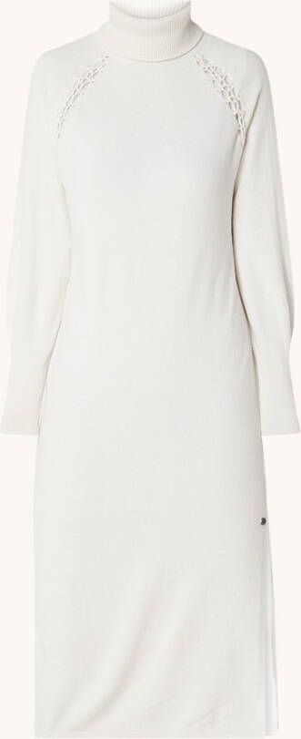 Ted Baker Malorri fijngebreide midi trui jurk in kasjmierblend met col