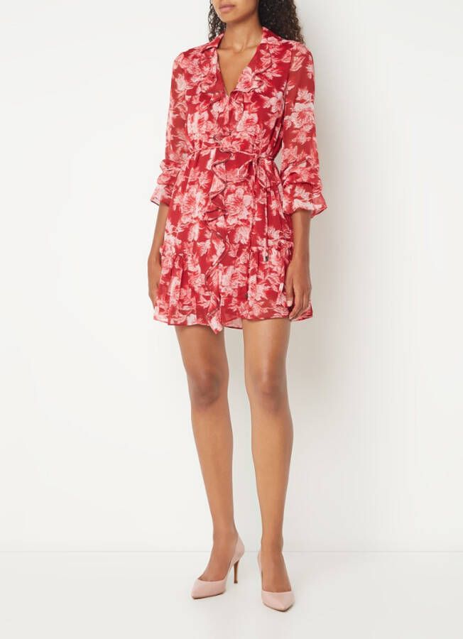 Ted Baker Linndie mini jurk met volant en print