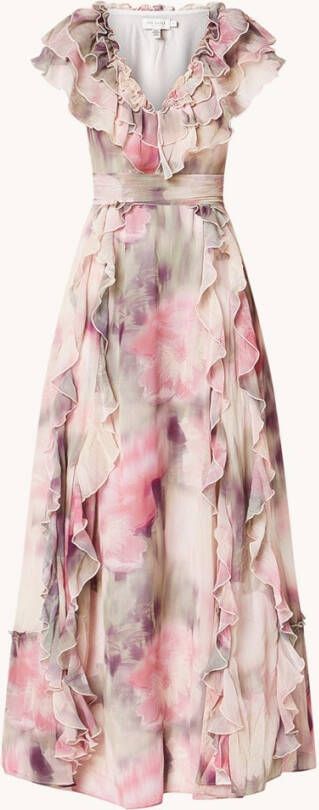 Ted Baker Maxi jurk met bloemenprint en strikceintuur