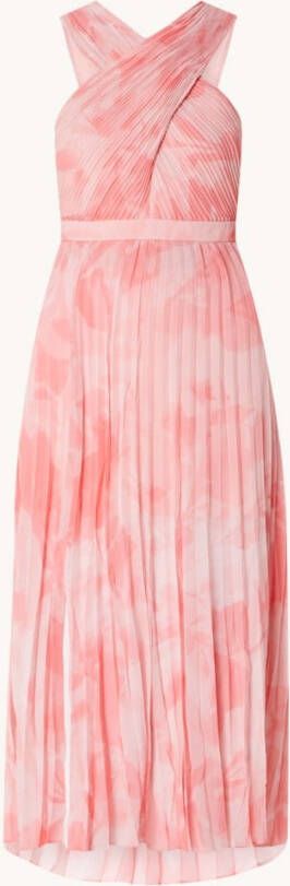 Ted Baker Midi jurk met print en plissé