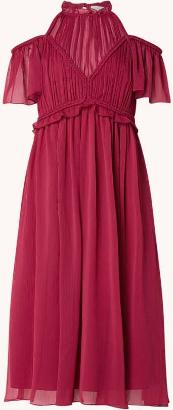Ted Baker Paigei midi jurk met volant