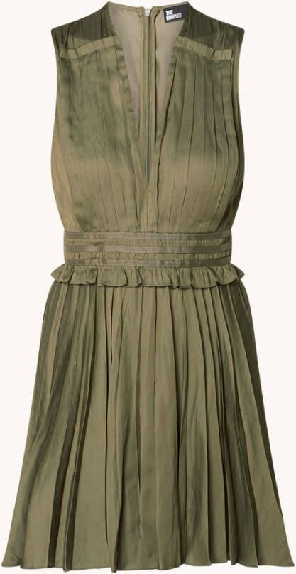 The Kooples Mini jurk met smockwerk en pliss&#xE9