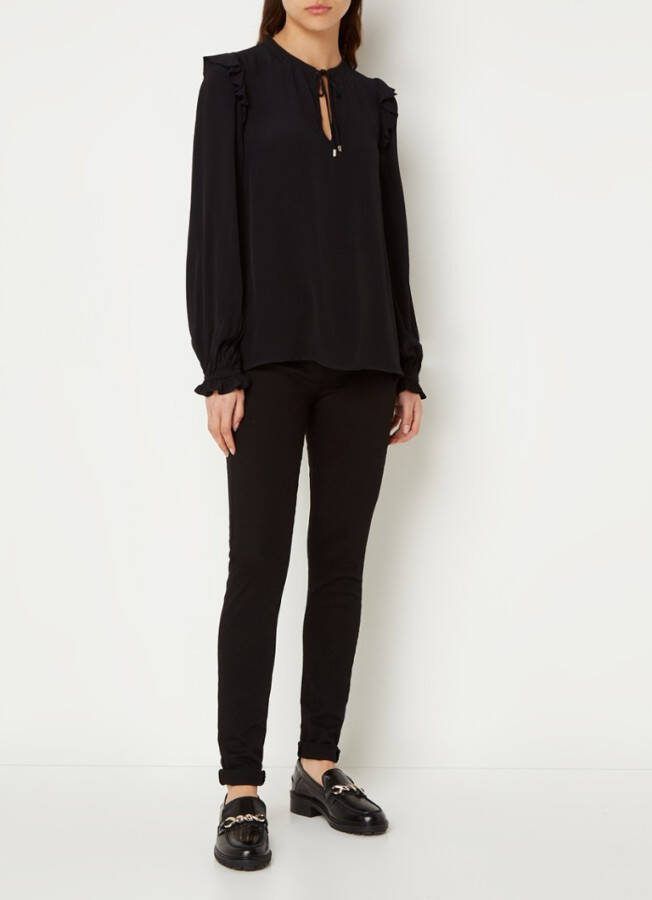 Tommy Hilfiger Crêpe blouse MOSS CREPE SOLID BLOUSE LS