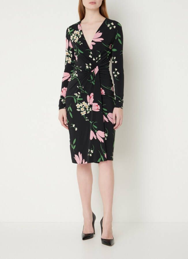 Vanilia Midi jurk met bloemenprint