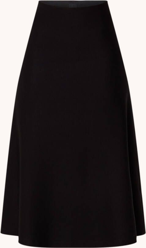 Vanilia Midi rok met stretch